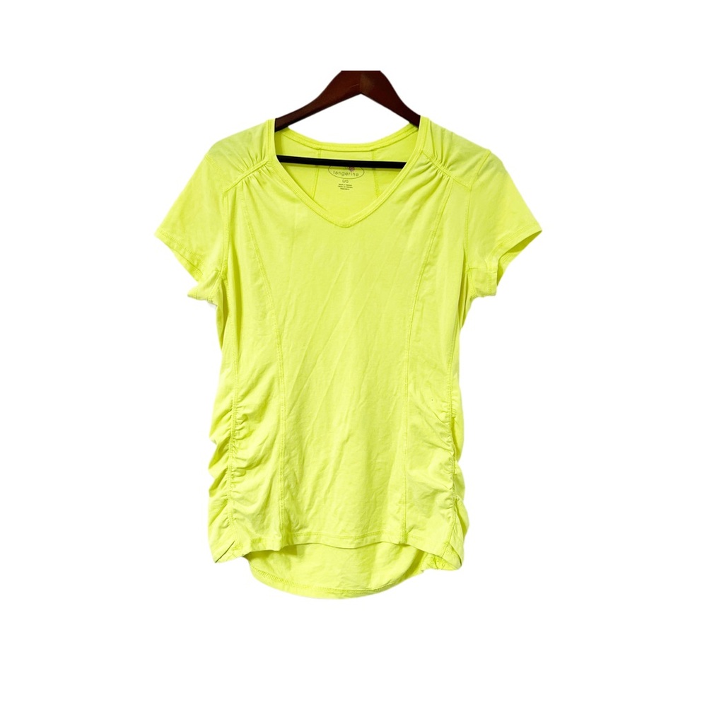 Tangerine Neon Lime Active T-Shirt Women’s Size Large